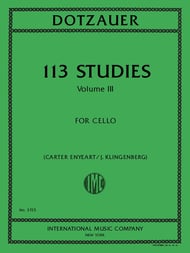 113 Studies #3 Cello cover Thumbnail